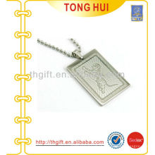 Tiger dog tag necklace factory imitation jewelry